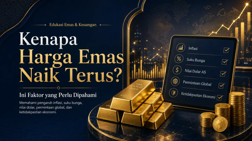 kenapa harga emas naik terus